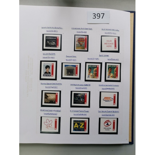 397 - NEW ZEALAND. c.2005-2013 C.A.L.S. (Customised Advertising Labels). A UM collection in album. (approx... 