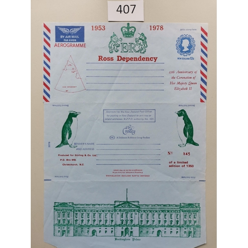 407 - NEW ZEALAND. ROSS DEPENDENCY. 2 x 1967 signed covers to USA  each bearing 2c pair  3c and 7c  1968 c... 