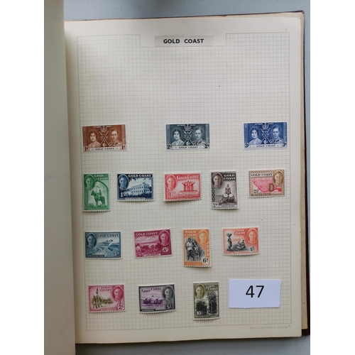 47 - MIXED WORLD. BC collection in album  much KGVI period incl. Aden to 10r  Gilbert and Ellice Is to 5/... 