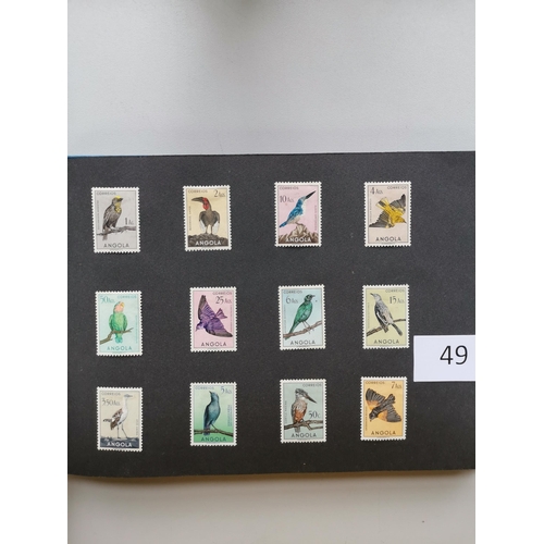 49 - MIXED WORLD. BIRD THEMATICS. A collection in 3 small volumes  early to modern  mixed condition with ... 