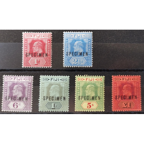 268 - FIJI. 1906-12 set of 6 to £1 SPECIMEN o.g. Cat. £375. (6)