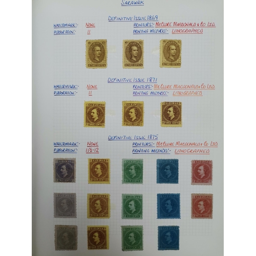 314 - MALAYSIA. QV-QE M and U collection sorted in 10 volumes (some duplicated used)  with selections of a... 