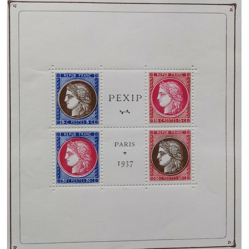 134 - FRANCE.  A good middle period collection in album  much M incl. 1929-33 defins to 20f red-brown  193... 