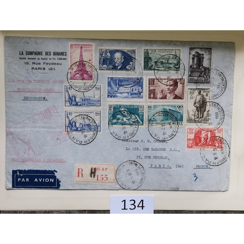 134 - FRANCE.  A good middle period collection in album  much M incl. 1929-33 defins to 20f red-brown  193... 