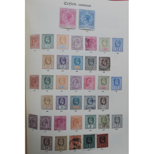 14 - MIXED WORLD.  A good BC QV-KGV collection in 2 New Imperial albums (good condition)  many useful sta... 