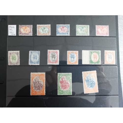 149 - FRANCE.  SOMALI COAST. 1902-1937 M collection on stocksheets  apparently complete + a few extra bloc... 