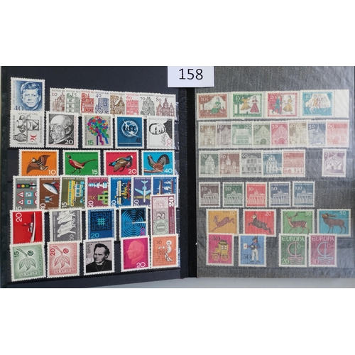 158 - GERMANY.  c.1945 to 1960's M or UM collection in stockbook with Allied Occupation  West Germany and ... 