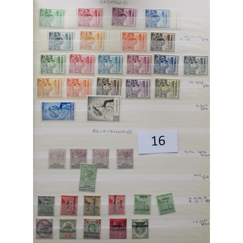 16 - ***VIDEO AVAILABLE*** MIXED WORLD.  Collection of BC M issues in stockbook  many useful sets  and va... 