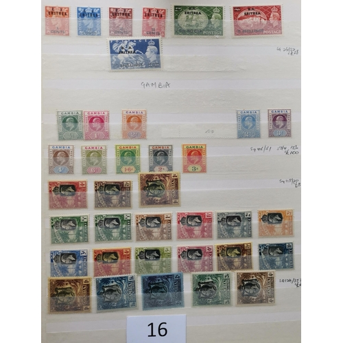 16 - ***VIDEO AVAILABLE*** MIXED WORLD.  Collection of BC M issues in stockbook  many useful sets  and va... 