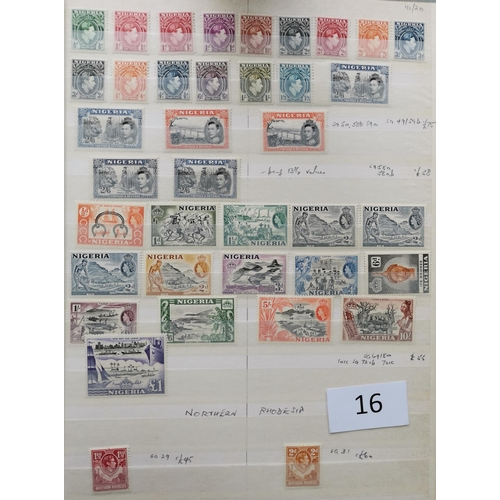 16 - ***VIDEO AVAILABLE*** MIXED WORLD.  Collection of BC M issues in stockbook  many useful sets  and va... 