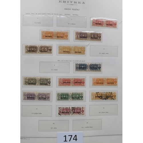 174 - ***VIDEO AVAILABLE*** ITALY.  COLONIES. A valuable collection in superb Marini boxed printed hingele... 