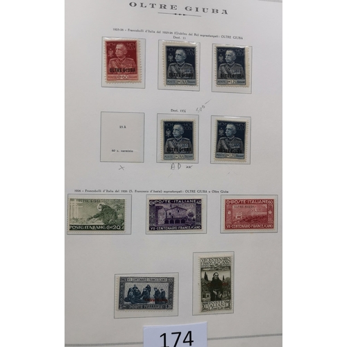 174 - ***VIDEO AVAILABLE*** ITALY.  COLONIES. A valuable collection in superb Marini boxed printed hingele... 