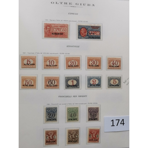 174 - ***VIDEO AVAILABLE*** ITALY.  COLONIES. A valuable collection in superb Marini boxed printed hingele... 