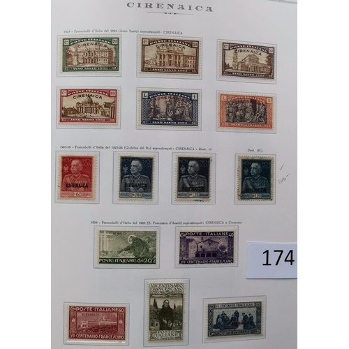 174 - ***VIDEO AVAILABLE*** ITALY.  COLONIES. A valuable collection in superb Marini boxed printed hingele... 