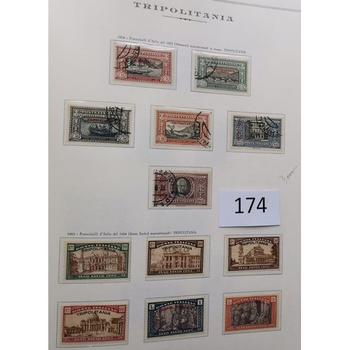 174 - ***VIDEO AVAILABLE*** ITALY.  COLONIES. A valuable collection in superb Marini boxed printed hingele... 