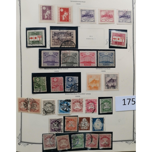 175 - ***VIDEO AVAILABLE*** JAPAN.  Collection in Scott printed album with early issues used  and strength... 