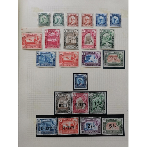 212 - ADEN.  STATES. 1940's  1950's collection of M or FU defins  and commem sets with some duplication. C... 