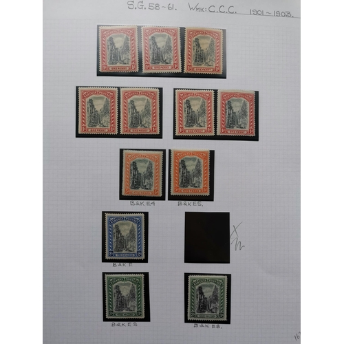 253 - BAHAMAS.  KEVII-KGV M collection with some shades and duplication  incl. 1901-3 to 2/- (1)  3/- (2) ... 