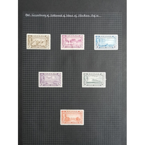 255 - BAHAMAS.  1921-59 M collection incl. 1930 Tercentenary 1938-52 to 5/- (3 incl. first printing) and £... 