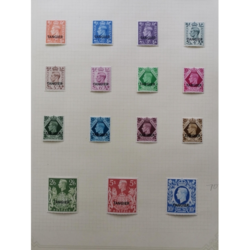 448 - MOROCCO AGENCIES.  M collection with British Currency 1914-31 to 2/6d  1925-36 incl. both 1/- overpr... 