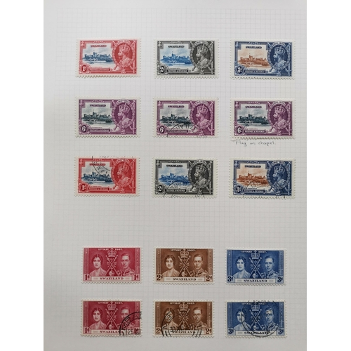 537 - SWAZILAND.  KGV-VI clean M and U collection incl. 1933 to 10/- M  1948 SW M and FU  a fine range of ... 