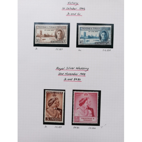 551 - TRINIDAD AND TOBAGO.  QV-early QE nearly all M range with 1896-1900 set to 5/-  1901-6 vals to 5/-  ... 