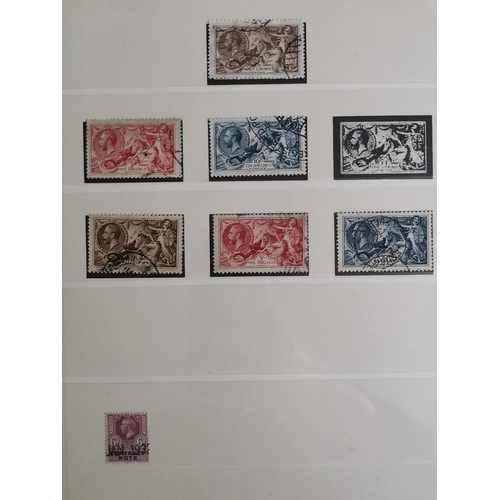 558 - ***VIDEO AVAILABLE*** GB MISC.  QV-KGVI collection in Lindner album  incl. 1840 1d and 2d  Embossed ... 