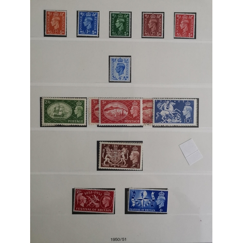 558 - ***VIDEO AVAILABLE*** GB MISC.  QV-KGVI collection in Lindner album  incl. 1840 1d and 2d  Embossed ... 