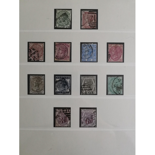 558 - ***VIDEO AVAILABLE*** GB MISC.  QV-KGVI collection in Lindner album  incl. 1840 1d and 2d  Embossed ... 