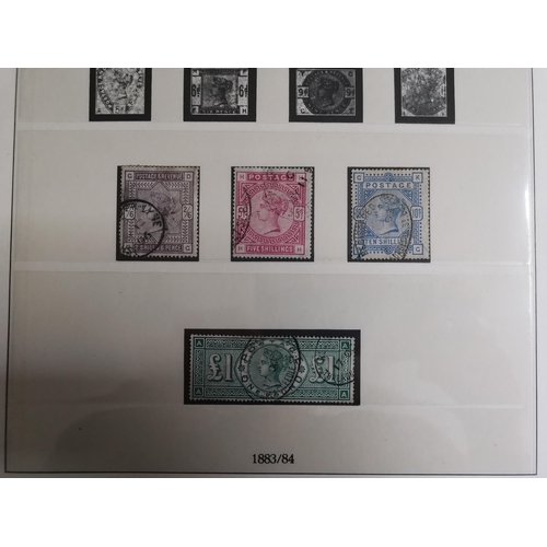 558 - ***VIDEO AVAILABLE*** GB MISC.  QV-KGVI collection in Lindner album  incl. 1840 1d and 2d  Embossed ... 