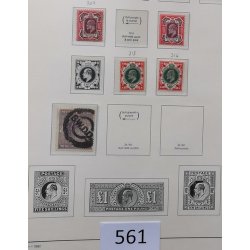 561 - GB MISC.  1840-1970 M/U collection on hingeless Lighthouse leaves  some mixed condition  LE used not... 