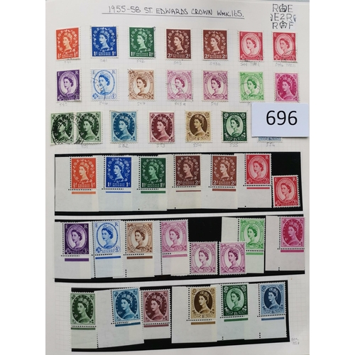 696 - QE II.  1953-1970 neatly presented collection with much both UM and FU noting Wilding sets  wmk vari... 