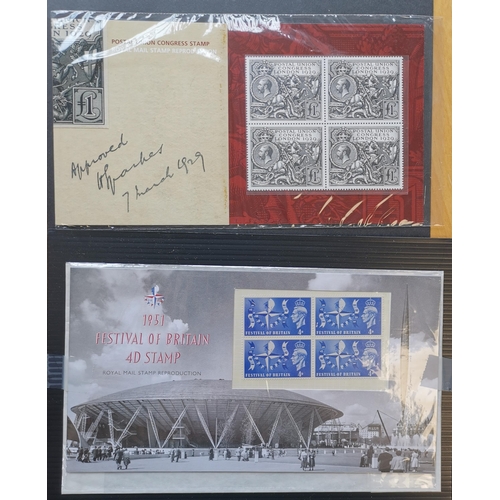 749 - DECIMAL COMMEMORATIVES.  2000-2014 Royal Mail Stamp Repro. Packs set of 6 for 1d black  PUC £1  1d r... 