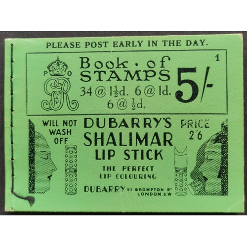 830 - BOOKLETS.  1931 (August) 5/- no. 1. Some offset marks on gum  otherwise a fine copy of this scarce b... 