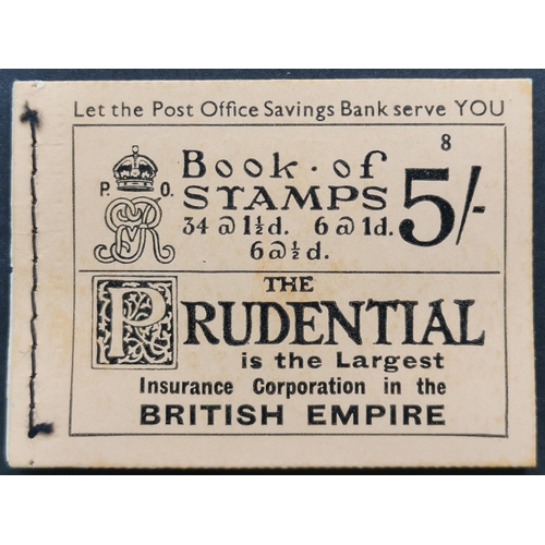 832 - BOOKLETS.  1934 (July) 5/- no. 8. Some offset marks on gum. BB35. (1 bklt)