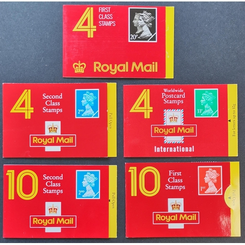 874 - BOOKLETS.  TRIALS. c.early 1990's Walsall trial booklets for 4 x 2nd and 10 x 1st with perforated bl... 