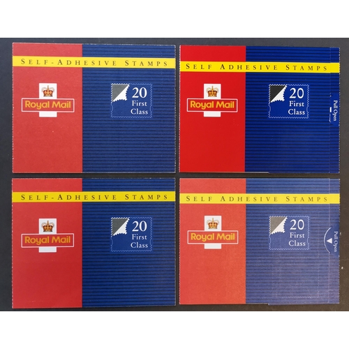 877 - BOOKLETS.  TRIALS. 1990 self-adhesive 20 x 1st booklets x 2 proof with 