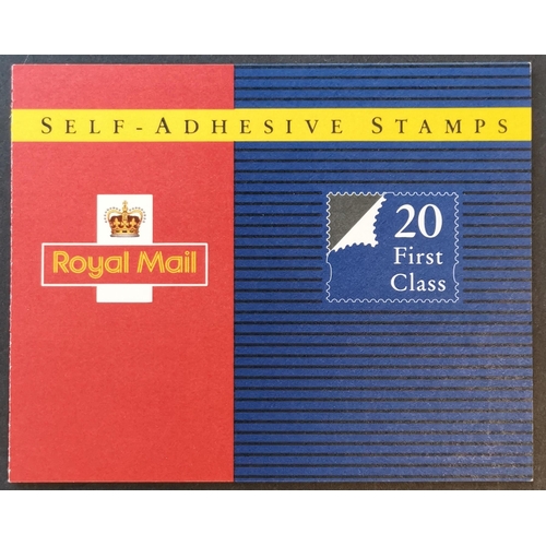 878 - BOOKLETS.  TRIALS. 1993 Self-adhesive 20 x 1st (MG1) proof booklet containing 20 blank labels. ( bkl... 