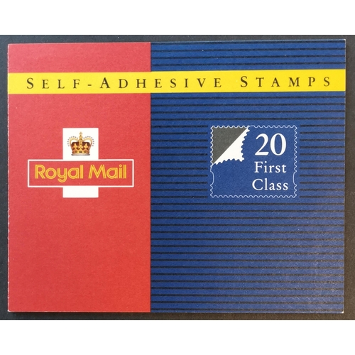 879 - BOOKLETS.  TRIALS. 1993 Self-adhesive 20 x 1st (MG1) proof booklet containing 20 blank labels. (1 bk... 