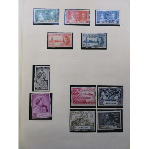 221 - ASCENSION.  KGV-VI M collection incl. 1922 to 8d  1924 vals to 3/-  1934 to 5/- less 2/6d  1935 Jubi... 