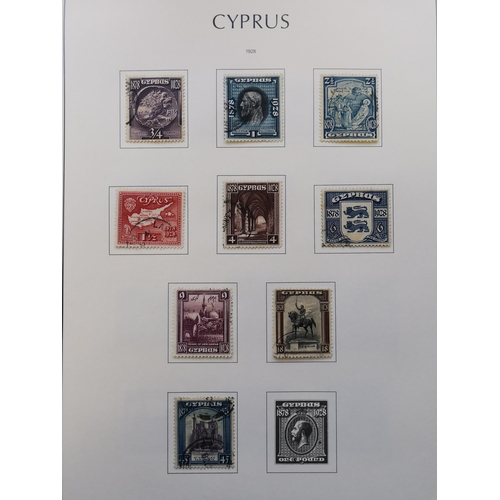 323 - CYPRUS.  QV to 1955 used collection with overprints on GB incl. ½d Pl.12 (possibly unused?)  4d gree... 