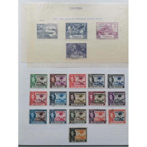 363 - GAMBIA.  1935-1963 M/used range with 1935 SJ set M  1938-46 set M x 2  used x 3  1948 RSW M x 3  use... 