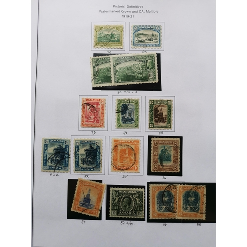 408 - JAMAICA.  QV-late 1960's M and U collection  varied condition incl. QV unused vals to 5/-  and used ... 