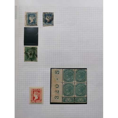 394 - INDIA.  Various QV incl. 1854 ½a x 2 shades  1a and 2a green (deep shade) used  1866 4a green Die I ... 