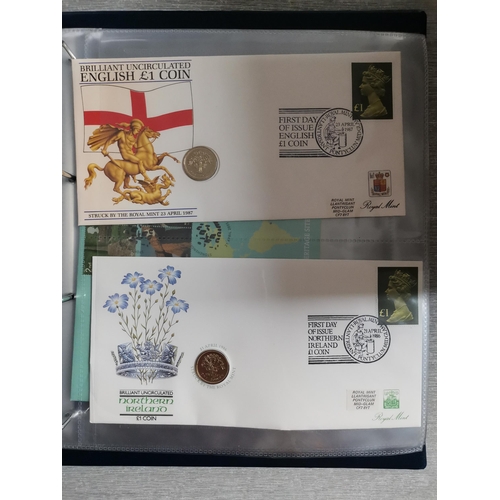 784 - DECIMAL COVERS AND PHQ CARDS.  COIN COVERS. Collection of pnc's in 4 boxed Royal Mail pnc albums  no... 