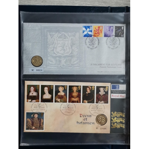 784 - DECIMAL COVERS AND PHQ CARDS.  COIN COVERS. Collection of pnc's in 4 boxed Royal Mail pnc albums  no... 