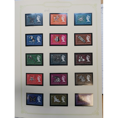 285 - BRITISH SOLOMON IS.  M collection with 1907 to 1/-  1908-11 to 5/- (slight tone)  1914-23 vals to 2/... 