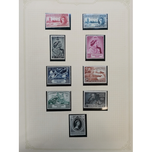 285 - BRITISH SOLOMON IS.  M collection with 1907 to 1/-  1908-11 to 5/- (slight tone)  1914-23 vals to 2/... 