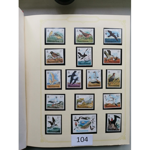 104 - MIXED WORLD.  ATLANTIC. M or UM collection of St. Helena from 1953  and Ascension and Tristan c. 198... 