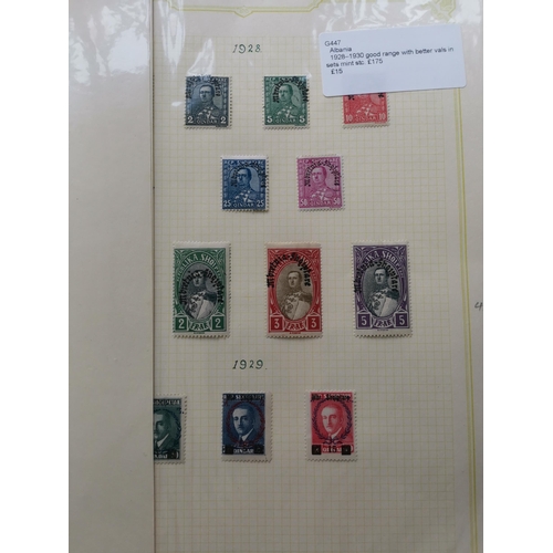 132 - ALBANIA.  1925 to mid 1960's M collection split into a number of smaller lots  each catalogued up  w... 